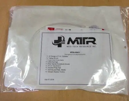 Mtr Cricothyrotomy Emergency Airway Kit 1