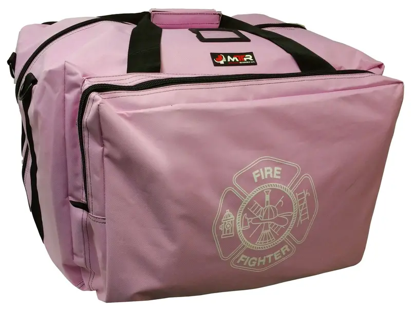 Mtr Deluxe Step-In Firefighter Gear Bag – Pink Edition 1