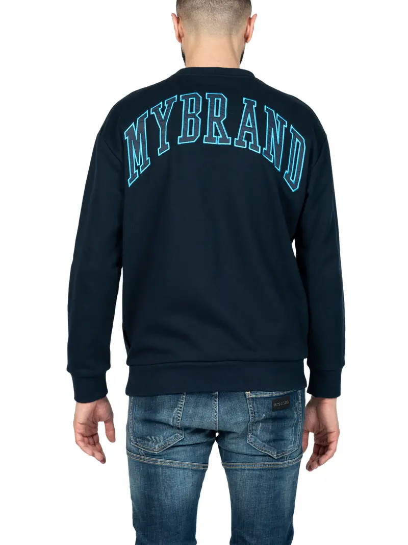My Brand Back-Logo Sweater In Deep Navy 1