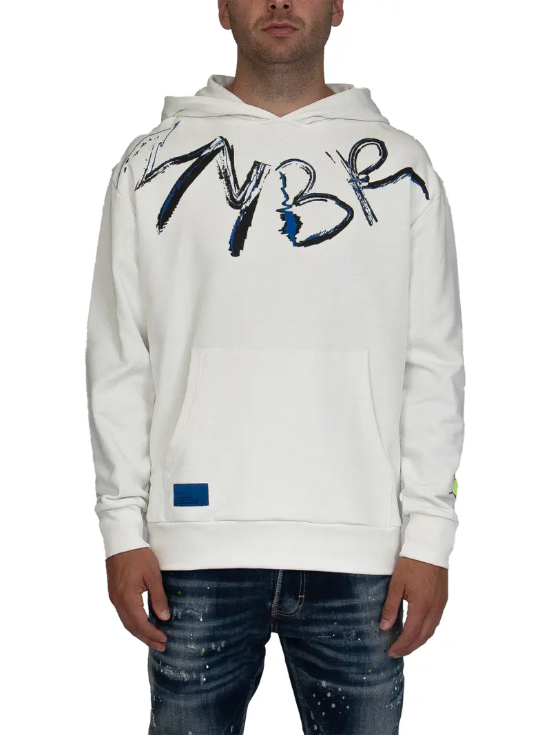 Mybrand Scribble Hoodie – Off-White 1