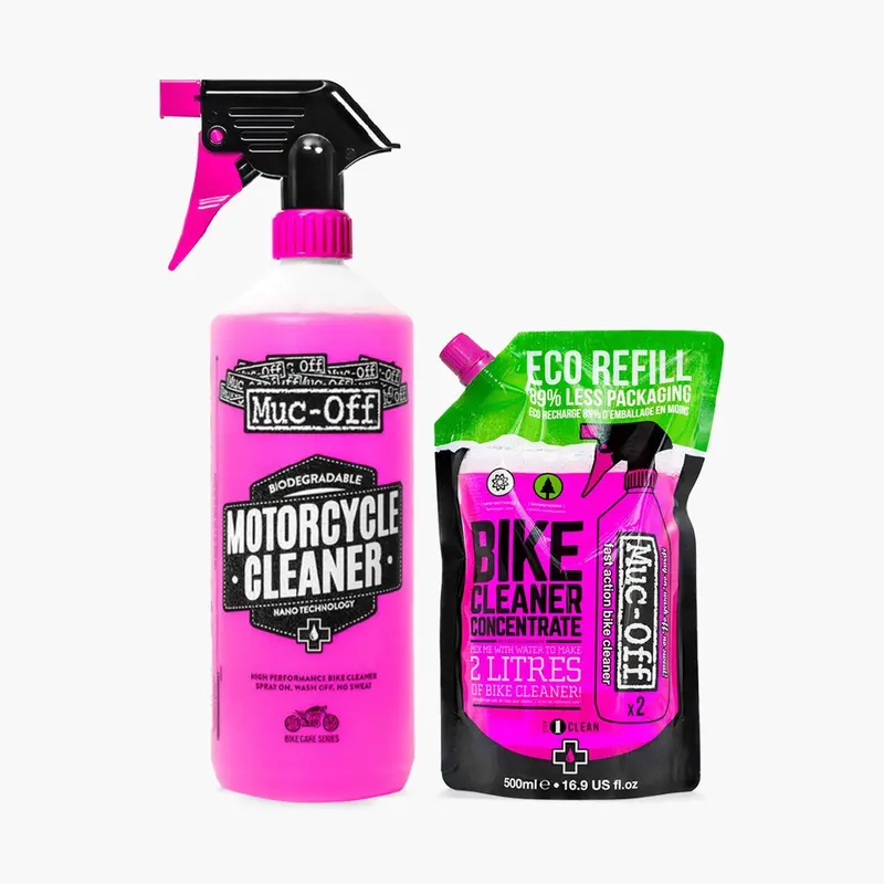 Nano-Tech Motorcycle Cleaning Kit: 1L Ready-To-Use + 500Ml Concentrate Refill 1