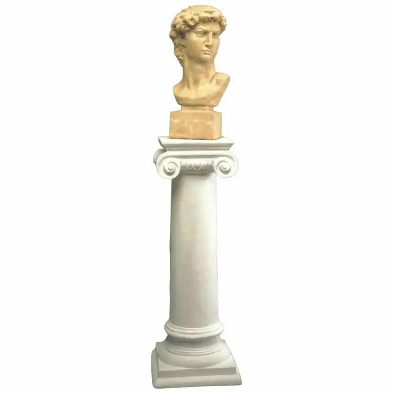 Neoclassical Ionic Capital Display Pedestal – 41.5-Inch Column Base 1