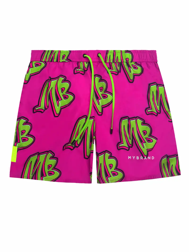 Neon Swim Capsule Swimshort | Hot Pink Performance Short 1