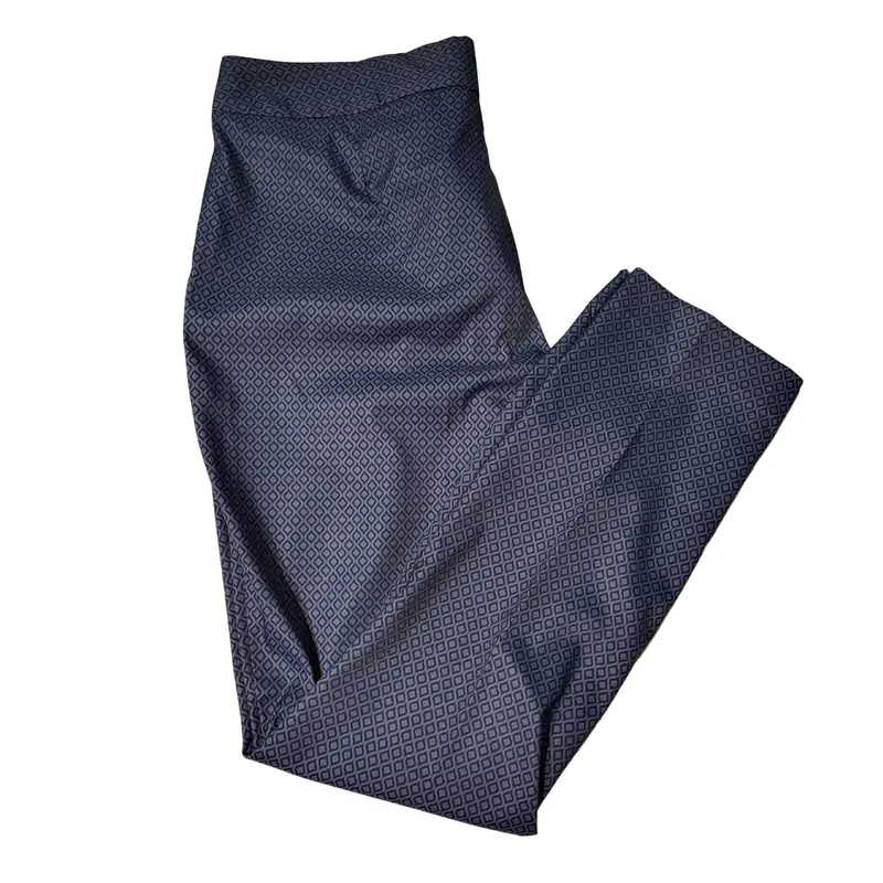 New Greg Norman Women'S Navy Floral Ankle-Length Golf Pants - Size 10, $89 1