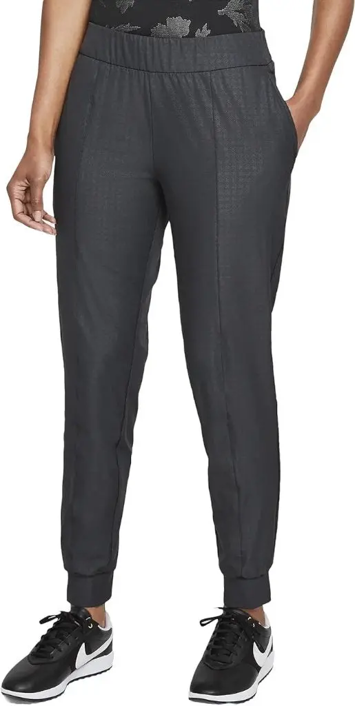 Nike Dri-Fit Uv Victory Gingham Golf Joggers – Black, Size Xl, $100 1