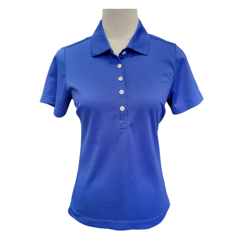 Nike Golf Dri-Fit Royal Blue Short-Sleeve Polo – Women’S Size S 1