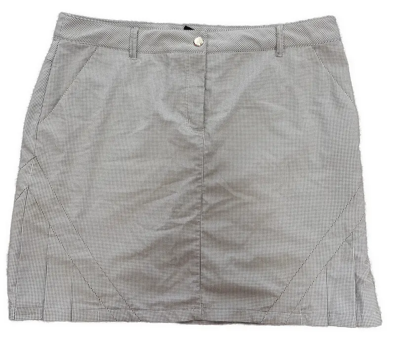 Nivo Mini-Checkered Black-And-White Golf Skort – Size 12 1