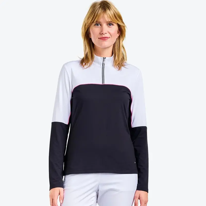 Nivo Sport Gaia Mock Pullover For Women – Lightweight Layer, Size M 1