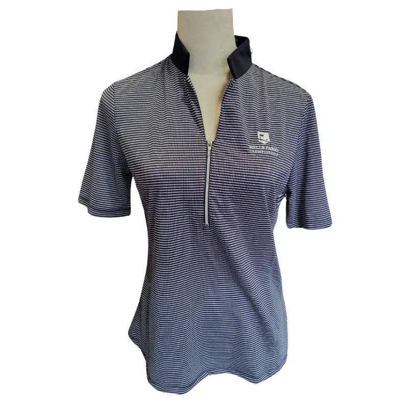 Nivo Sport Navy Dash Half-Zip Golf Polo – Branded Athletic Fit, Size M 1
