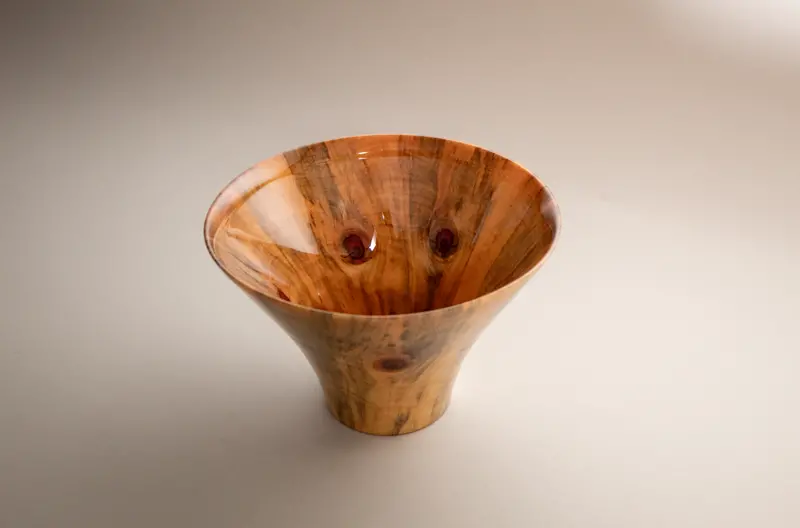 Norfolk Island Pine Cone–Inspired Natural Wood Vessel 1