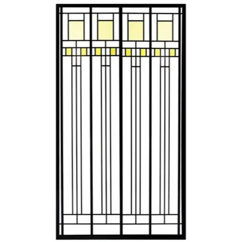 Oak Park Playroom Window Stained Glass – Frank Lloyd Wright Vintage-Inspired Panel 1