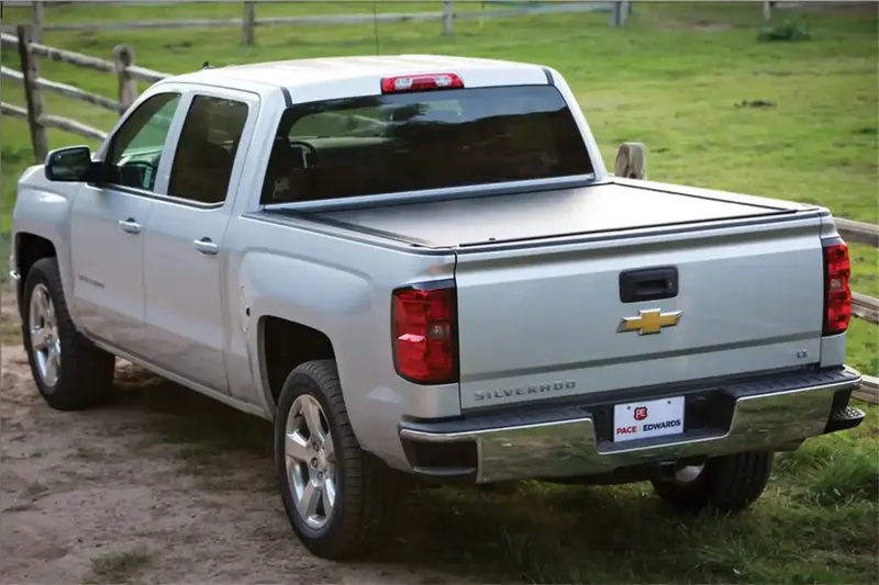 Pace Edwards Jackrabbit Tonneau Cover Kit – Matte-Finish Retractable System With Rails And Canister (M-Jrt185) 1