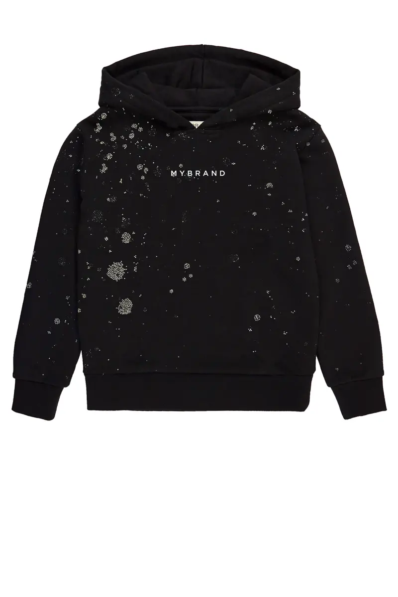 Paint Capsule Hoodie In Bold Black 1