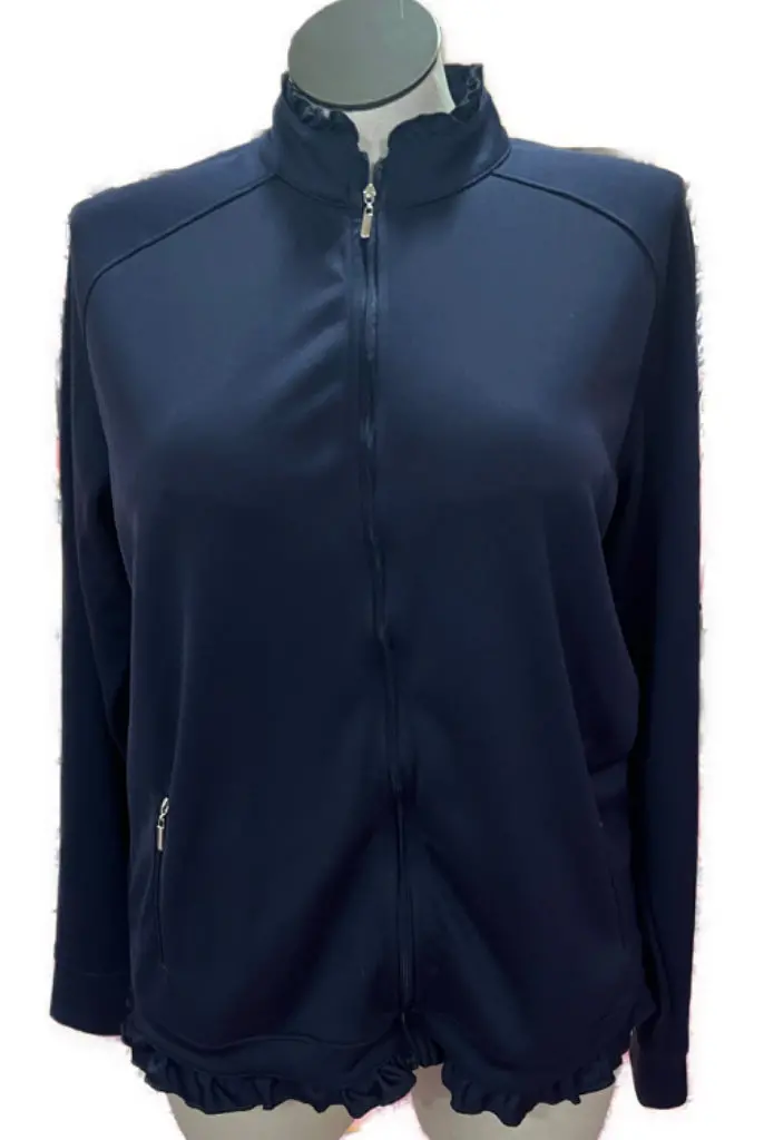 Pebble Beach Lightweight Navy Full-Zip Golf Jacket – Size Xxl 1