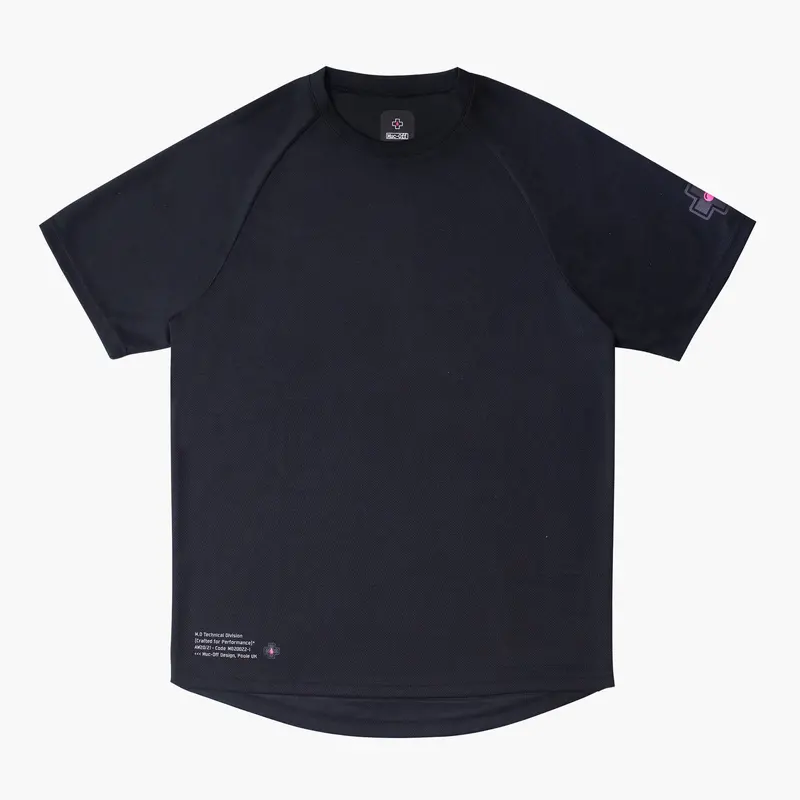 Performance Short-Sleeve Cycling Jersey – Matte Black 1