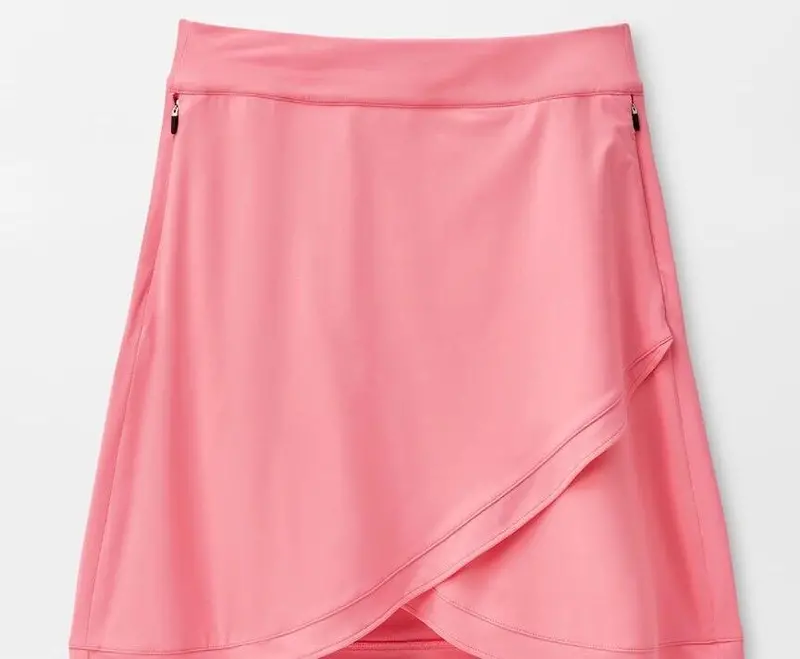 Peter Millar Laura Pink Wrap-Style Golf Skort – Size M 1
