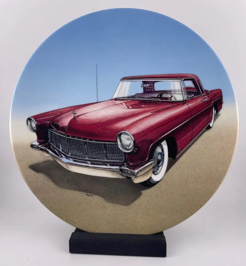 Philip Palma 'Dream Machines' Collectible Plate #56: Continental Design (Delphi, 1989) 1