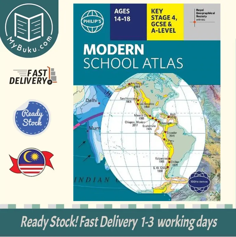 Philip’S Rgs Modern School Atlas, 100Th Edition: Comprehensive World Geography Reference – Philip’S Maps – Octopus 1