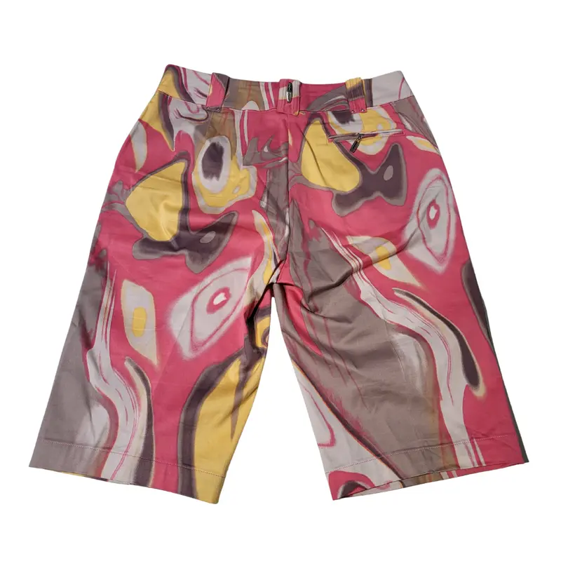 Pink/Gray/Orange Swirl Bermuda Shorts By Jamie Sadock – Size 8 1