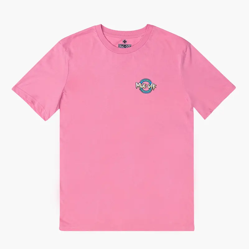Pink Surf-Themed Short Sleeve T-Shirt 1