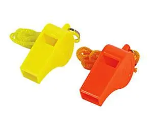 Plastic Safety Whistle With Adjustable Neck Lanyard 1