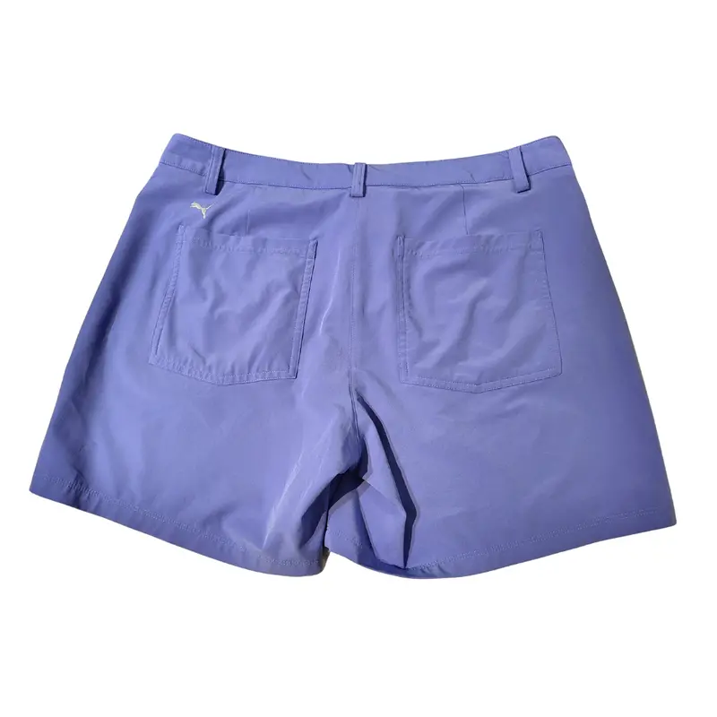 Puma Purple Belted Golf Shorts – Fashion-Forward Fit, Size 12 1