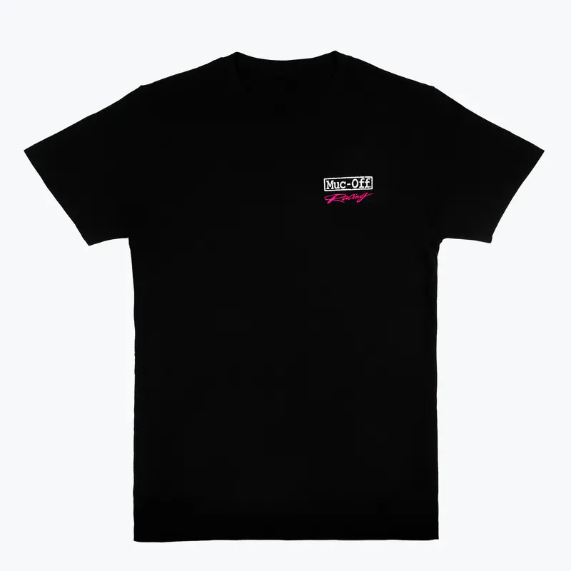 Racing-Inspired T-Shirt – Matte Black Performance Fit 1