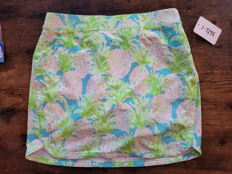 Ralph Lauren Rlx Lime Green Pineapple-Print Skort – Xs 1