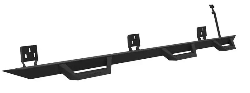 Raptor Wheel-To-Wheel Running Boards – Black Rt Steps With Aggressive Styling And Full-Length Coverage (Rtw219Dg) 1