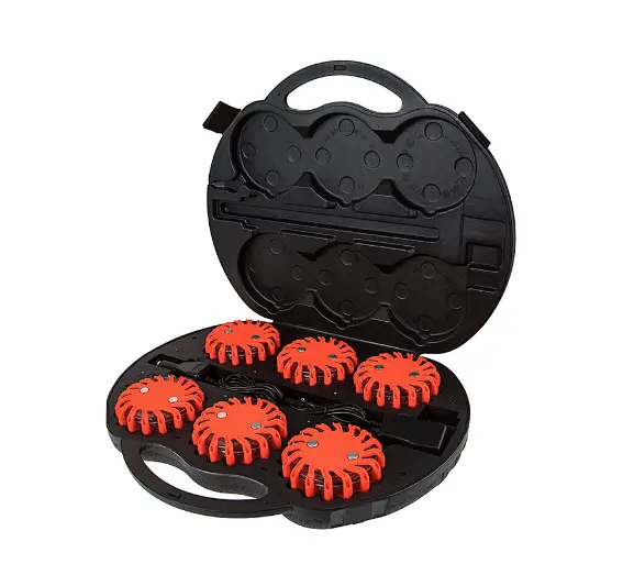 Rechargeable Led Emergency Road Flares – 6-Pack Safety Lights 1