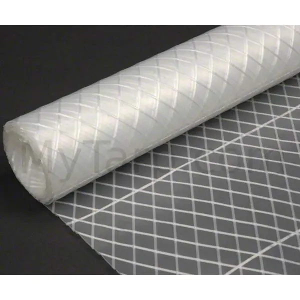 Reinforced Clear Poly Fabric – 7 Oz, String-Reinforced, 73-Inch Width 1