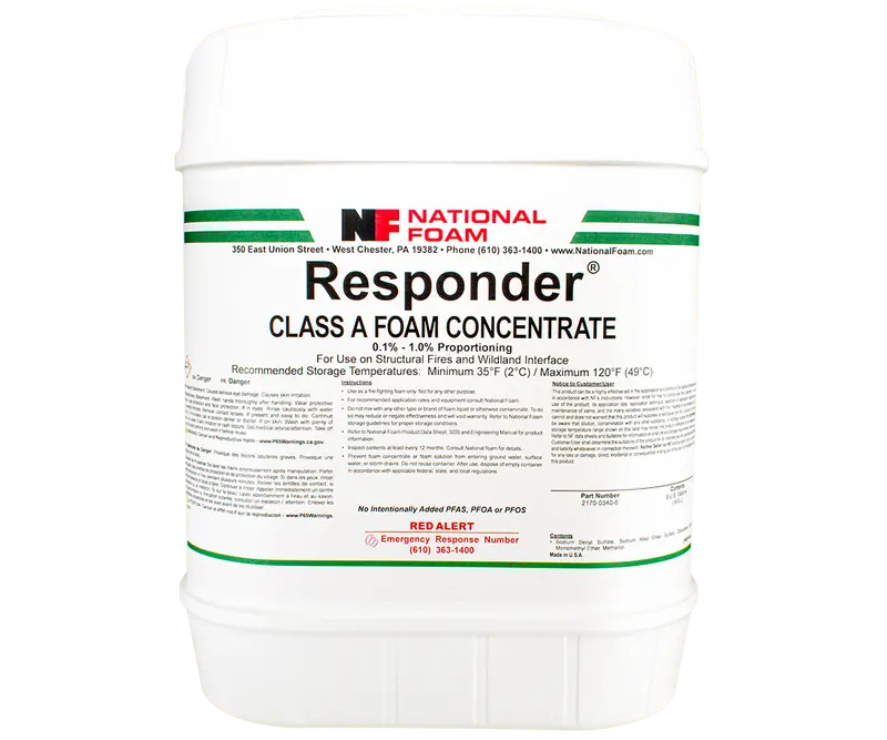 Responder Class A Foam Concentrate – Rapid Deployment Formula 1