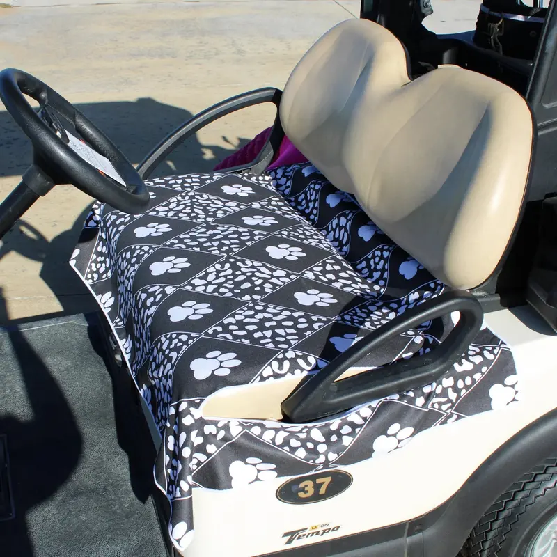 Ruff Ride Double-Sided Golf Cart Seat Cover – All-Weather Design 1