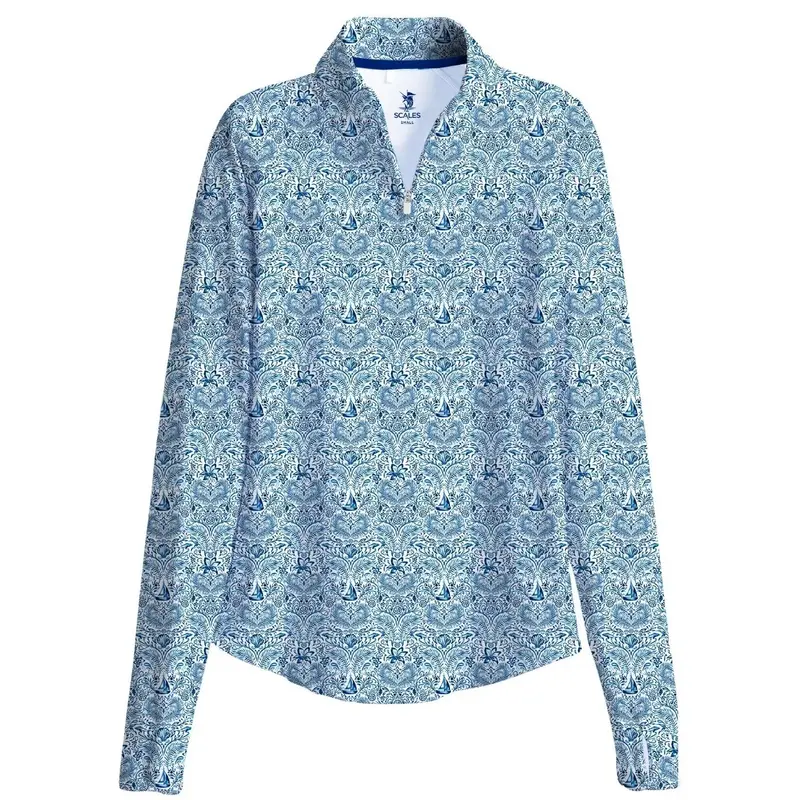 Scales Navy 12 Knots Long-Sleeve Pullover – Size S 1