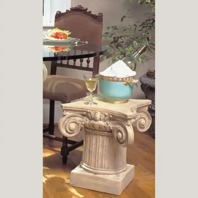 Scamozzi-Inspired Cocktail Table Base – 18-Inch Classical Capital Pedestal 1