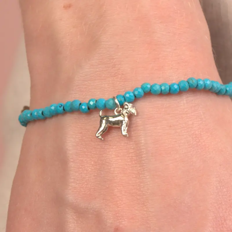 Schnauzer Crystal Bracelet – Elegant Personalised Jewelry 1