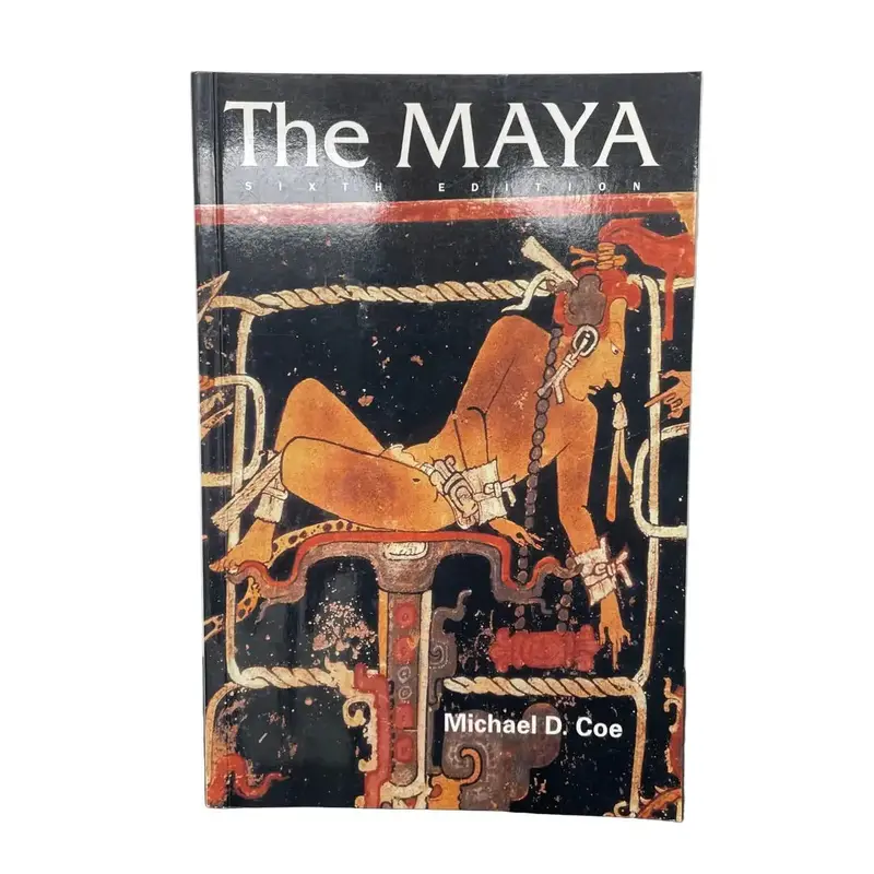 Scholarly Reference Book: 'The Maya' By Michael D. Coe — Sixth Edition (1999), As-Is Vintage Copy 1