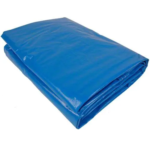 Sigman 8 Ft × 20 Ft Blue Poly Tarp – Domestic Production, High-Strength Design 1