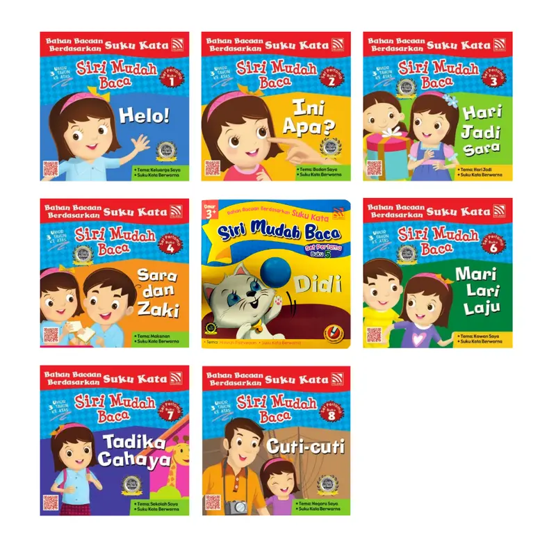Siri Mudah Baca Set 1 – Mis Edition | Pelangi 1