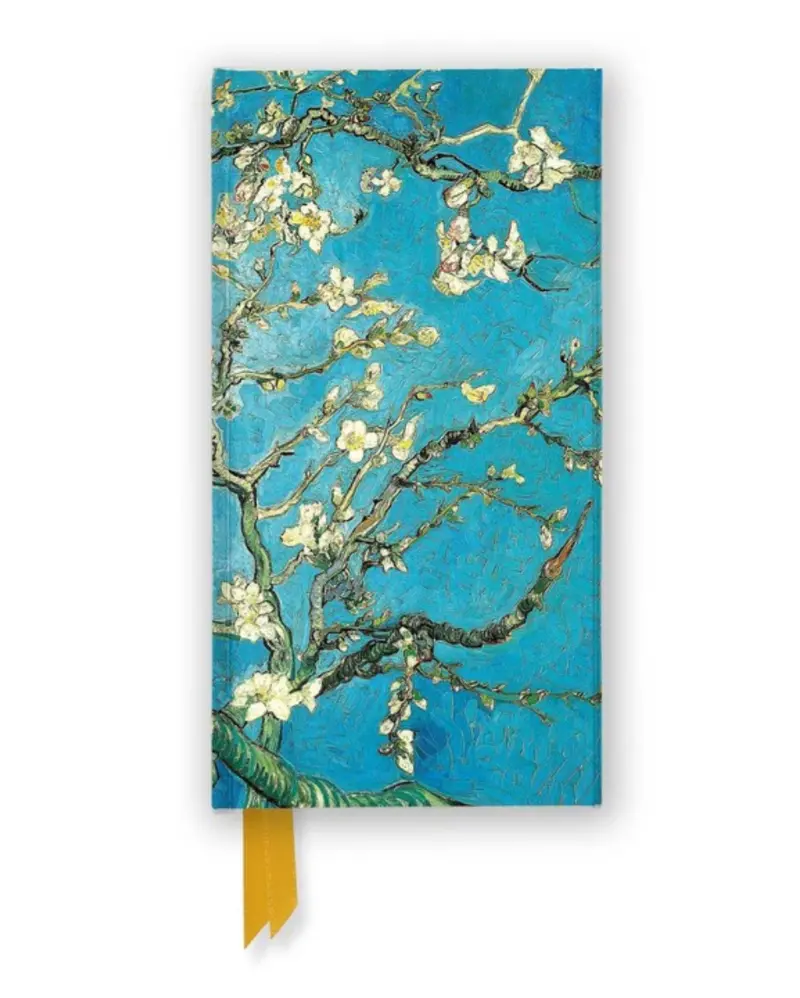 Slimline Almond Blossom Journal Featuring Van Gogh Art 1