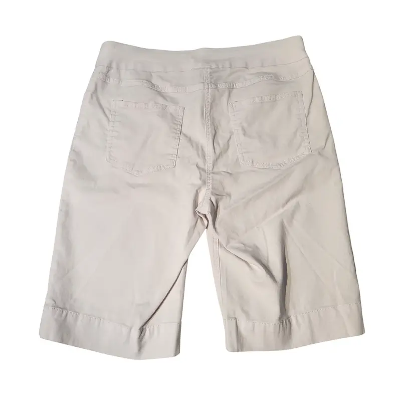 Slimsation White Pull-On Golf Shorts For Women - Size 10 1