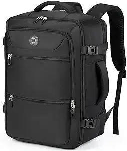 Sowaovut Extra-Large 17.3-Inch Laptop Backpack – Flight-Approved Business Daypack For Students And Professionals (Black) 1