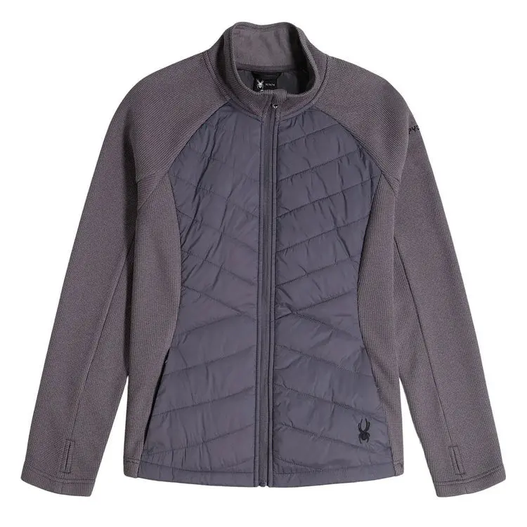 Spyder Nova Full-Zip Hybrid Golf Jacket – Gray, Size L 1