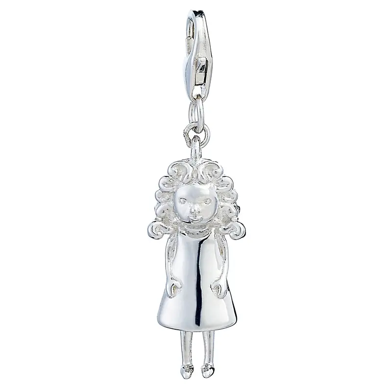 Sterling Silver Customisable Human Figure Charm 1