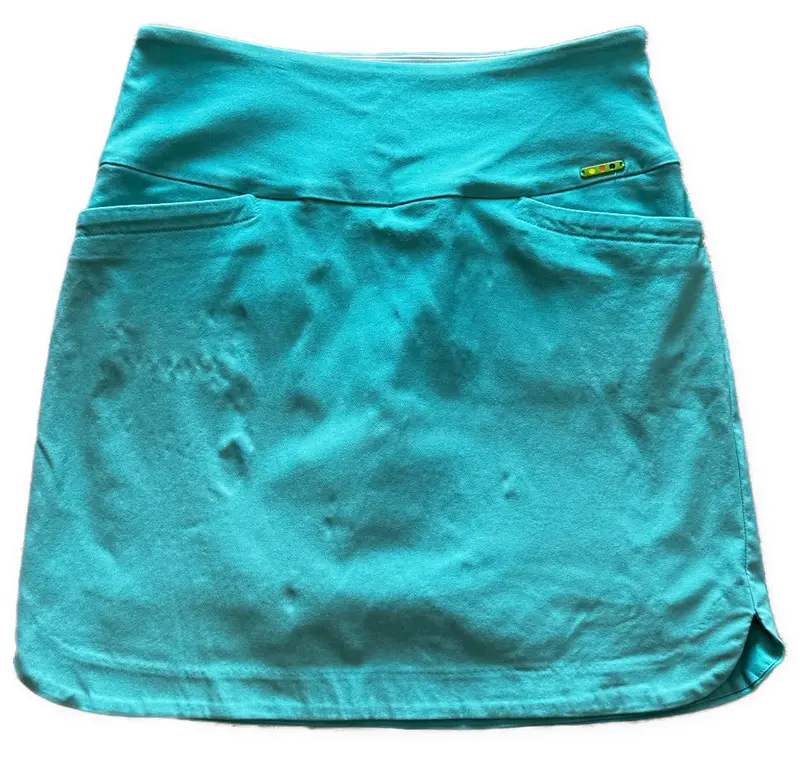 Swing Control Women'S Aqua Core Skort With Side Zips – Size 6 1