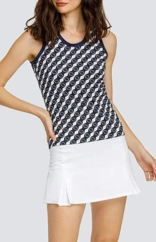 Tail Activewear Aster Scoop Neck Tank – Stellar Geometric Print, $70 1