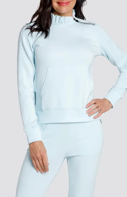 Tail Activewear Blue Glow Condoleezza Pullover – Soft Knit Layer 1