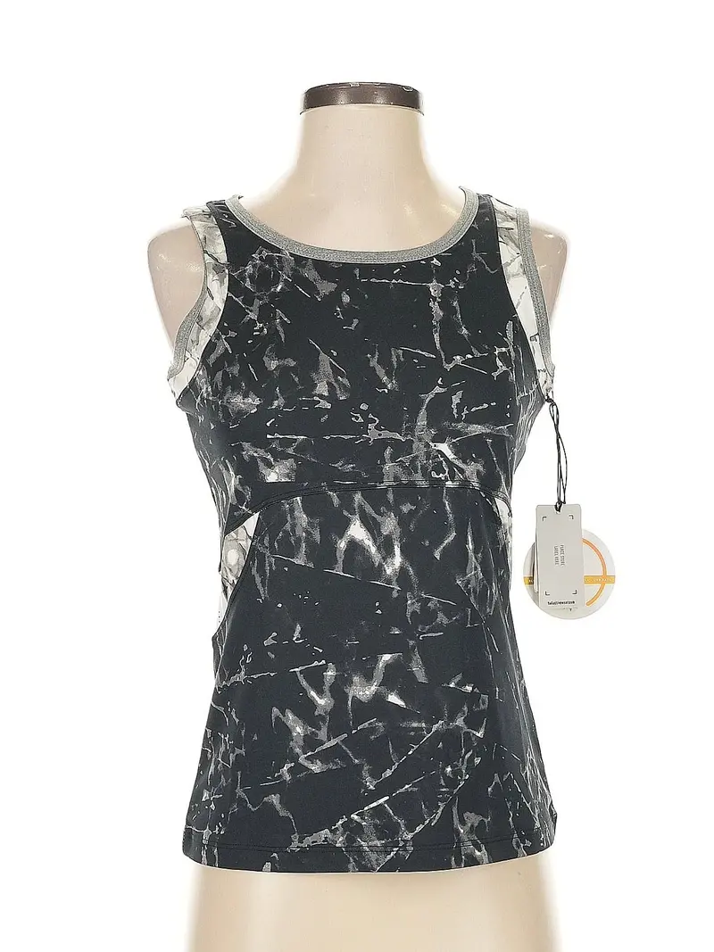 Tail Activewear Fissure Black Tennis Racerback Tank – Size Xs 1