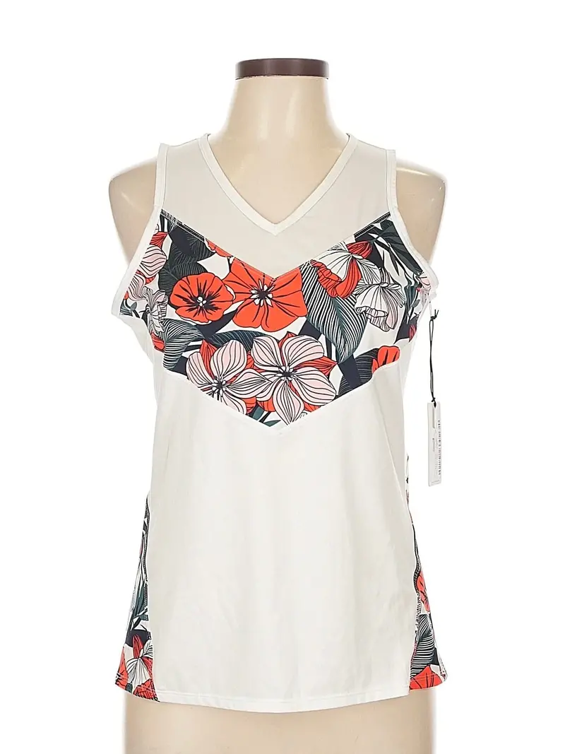 Tail Activewear Wilhelmina Eden V-Neck Tank Top – Size L 1
