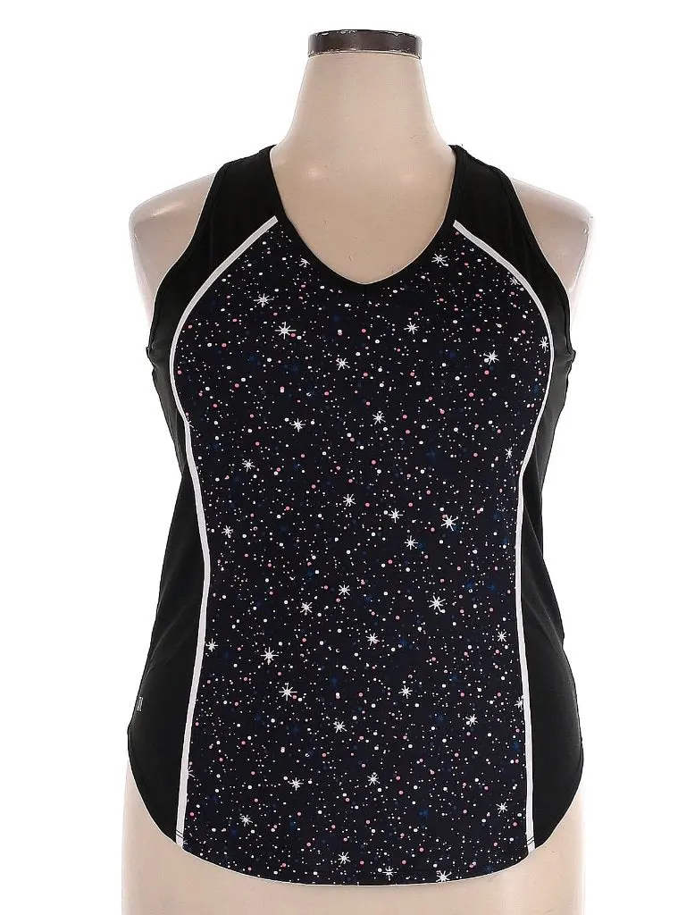 Tail Activewear Women’S Navy Galaxy Print Tennis Tank – Size Xl 1